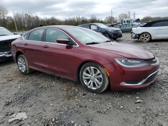 1C3CCCAB6GN108288 - 2016 CHRYSLER 200 LIMITED MAROON photo 4