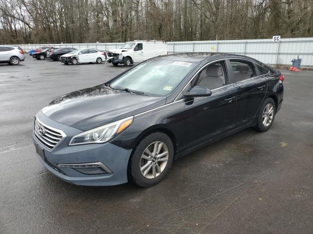 5NPE24AF9FH000357 - 2015 HYUNDAI SONATA SE BLACK photo 1