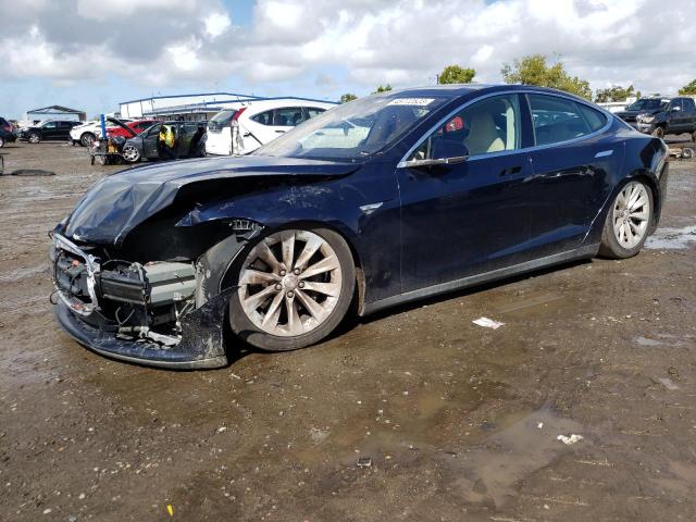 5YJSA1CN4DFP26809 - 2013 TESLA MODEL S Կապույտ լուսանկար 1