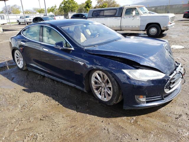 5YJSA1CN4DFP26809 - 2013 TESLA MODEL S Կապույտ լուսանկար 4