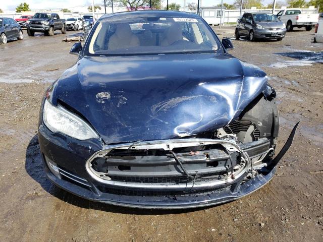 5YJSA1CN4DFP26809 - 2013 TESLA MODEL S Կապույտ լուսանկար 5