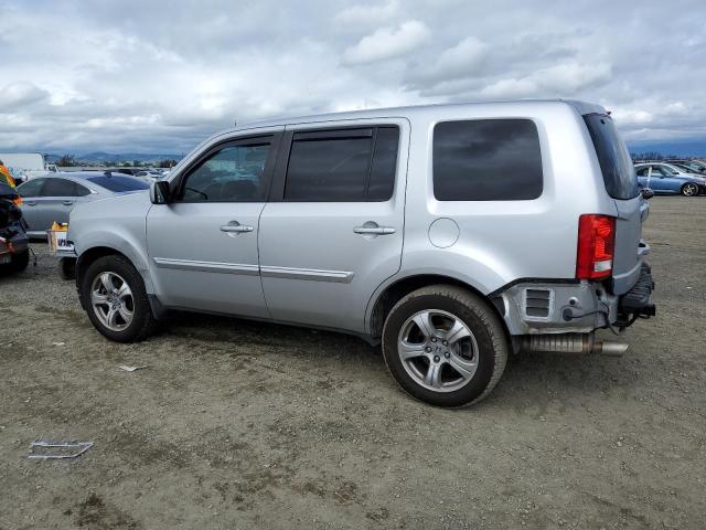 5FNYF4H58DB036678 - 2013 HONDA PILOT EXL SILVER photo 2