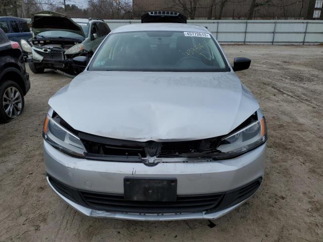 3VW2K7AJ8BM068661 - 2011 VOLKSWAGEN JETTA BASE Արծաթագույն լուսանկար 5