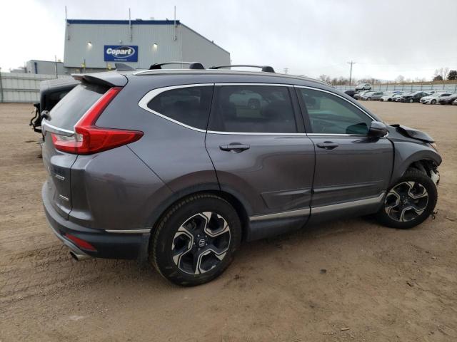 7FARW2H97JE010830 - 2018 HONDA CR-V TOURING GRAY photo 3