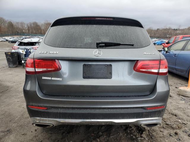 WDC0G4KB0JV023830 - 2018 MERCEDES-BENZ GLC 300 4MATIC GRAY photo 6