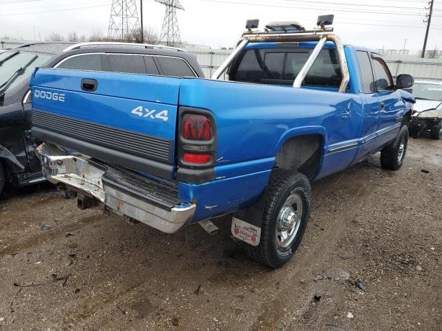 1B7KF23W2WJ190261 - 1998 DODGE RAM 2500 BLUE photo 3