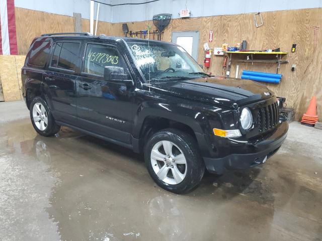 1C4NJRFB5ED863618 - 2014 JEEP PATRIOT LATITUDE BLACK photo 4