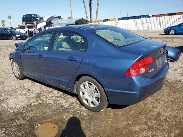 2HGFA16557H512442 - 2007 HONDA CIVIC LX BLUE photo 2