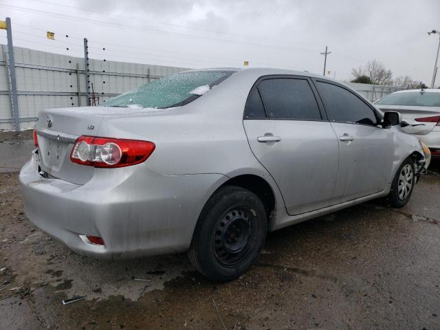 2T1BU4EE2BC585472 - 2011 TOYOTA COROLLA BASE SILVER photo 3