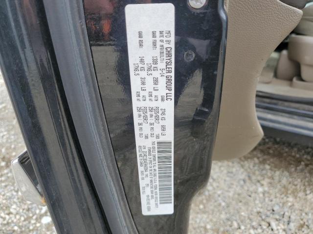 2C4RC1BG4ER403944 - 2014 CHRYSLER TOWN & COU TOURING შავი ფოტო 14