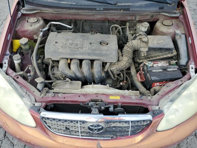 1NXBR32EX5Z534448 - 2005 TOYOTA COROLLA CE RED photo 11