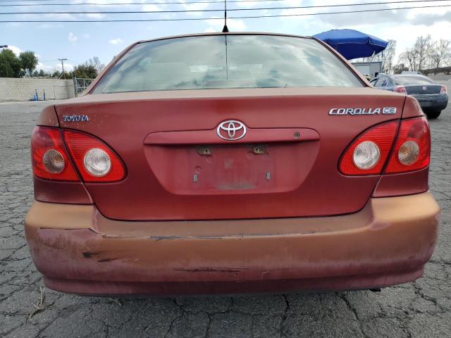 1NXBR32EX5Z534448 - 2005 TOYOTA COROLLA CE RED photo 6