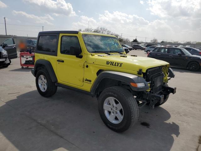 1C4HJXAG6PW549116 - 2023 JEEP WRANGLER SPORT YELLOW photo 4