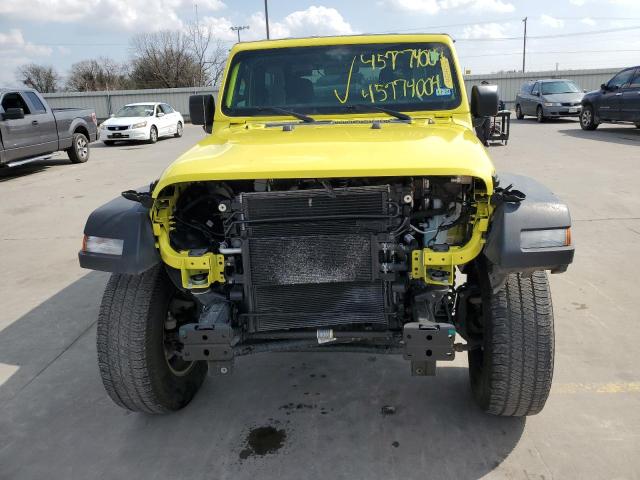 1C4HJXAG6PW549116 - 2023 JEEP WRANGLER SPORT YELLOW photo 5