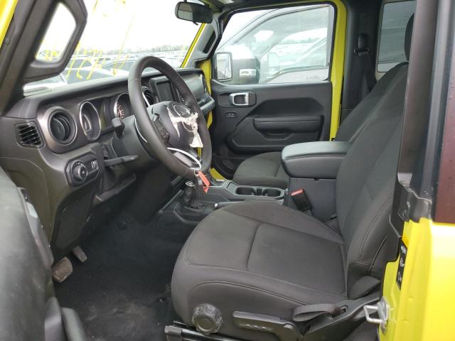 1C4HJXAG6PW549116 - 2023 JEEP WRANGLER SPORT YELLOW photo 7