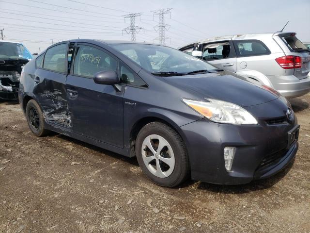 JTDKN3DU3E0368821 - 2014 TOYOTA PRIUS GRAY photo 4