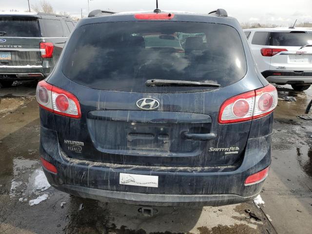 5XYZGDAB6BG077530 - 2011 HYUNDAI SANTA FE GLS BLUE photo 6