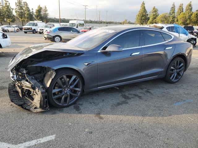 5YJSA1E22HF230223 - 2017 TESLA MODEL S GRAY photo 1