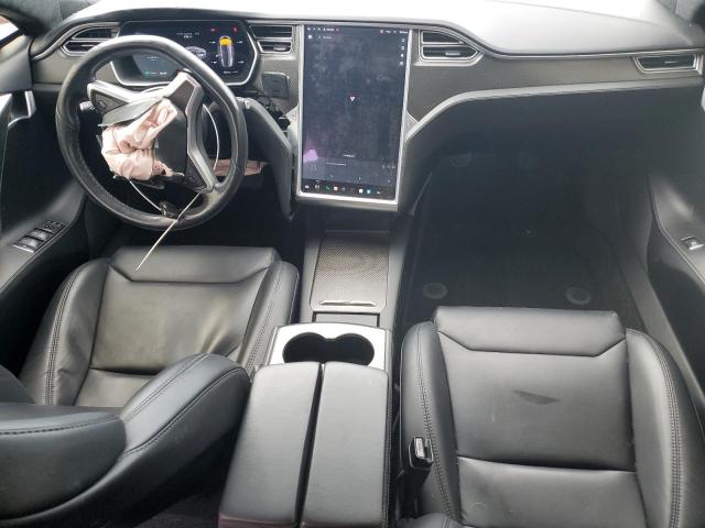 5YJSA1E22HF230223 - 2017 TESLA MODEL S GRAY photo 8