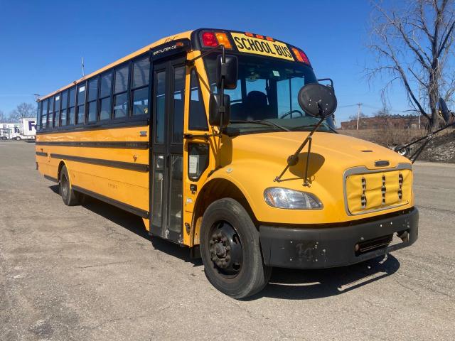 4UZABRDU3ECFF6089 - 2014 FREIGHTLINER CHASSIS B2B YELLOW photo 1