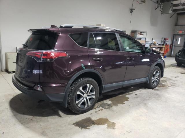 2T3ZFREV0JW444216 - 2018 TOYOTA RAV4 LE PURPLE photo 3