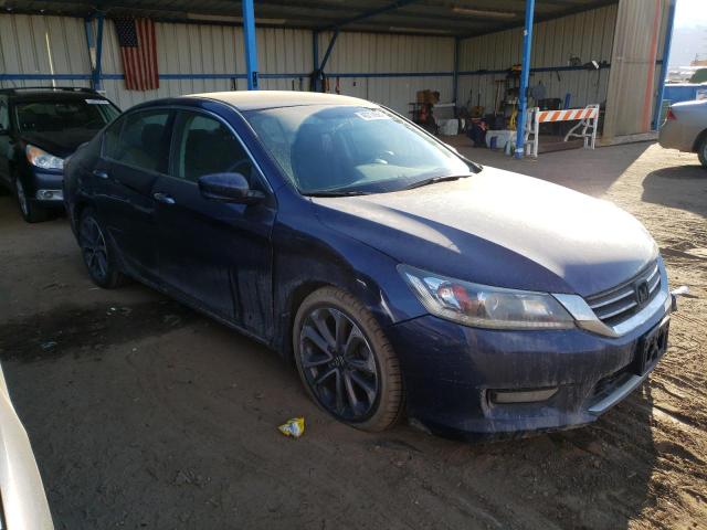 1HGCR2F53FA096695 - 2015 HONDA ACCORD SPORT BLUE photo 4