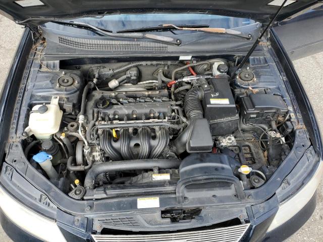 KMHET46C36A081385 - 2006 HYUNDAI SONATA GL BLUE photo 11