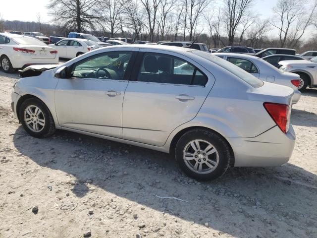 1G1JC5SHXC4232073 - 2012 CHEVROLET SONIC LT SILVER photo 2