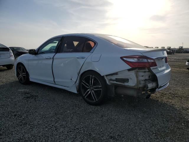 1HGCR2F53GA174782 - 2016 HONDA ACCORD SPORT WHITE photo 2