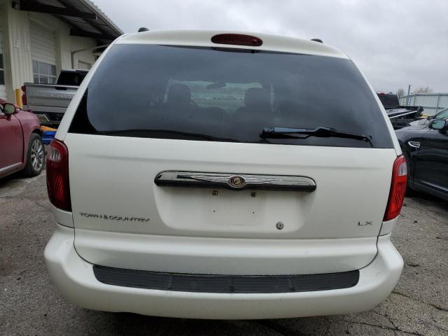 2A4GP44R16R880564 - 2006 CHRYSLER TOWN AND C LX WHITE photo 6