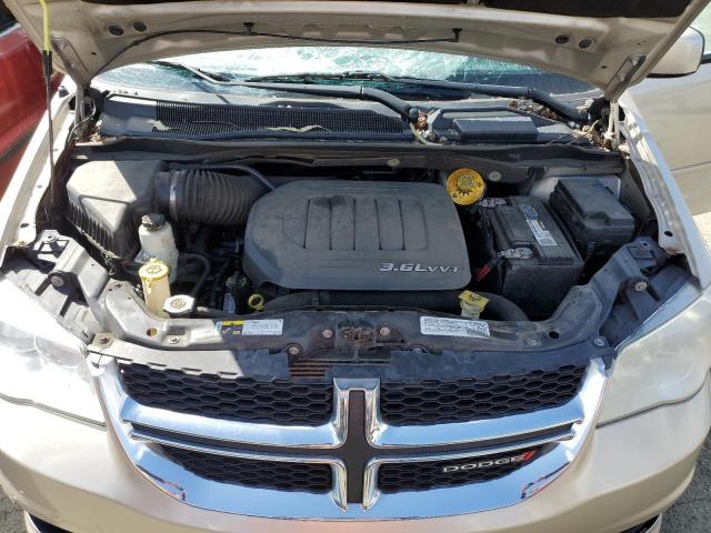 2C4RDGBG5ER330910 - 2014 DODGE GRAND CARA SE TAN photo 12