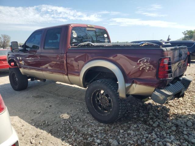 1FT7W2BT1CEB95033 - 2012 FORD F250 SUPER DUTY MAROON photo 2