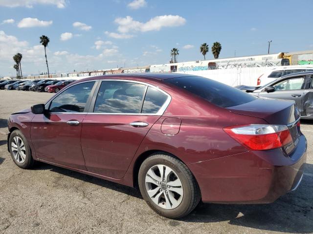 1HGCR2F36DA204691 - 2013 HONDA ACCORD LX BURGUNDY photo 2