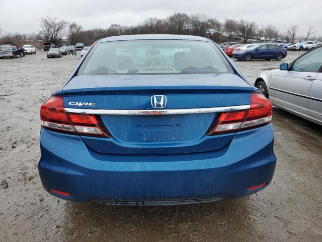 2HGFB2F89EH533420 - 2014 HONDA CIVIC EX BLUE photo 6