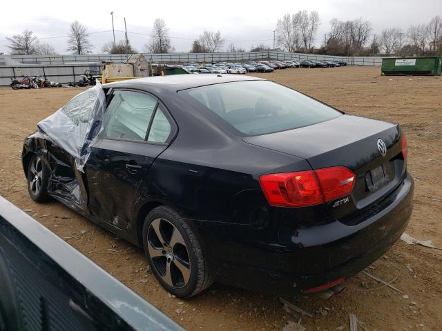 3VW2K7AJ2DM294746 - 2013 VOLKSWAGEN JETTA BASE أسود صورة 2