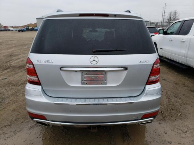 4JGBF7BE1AA557998 - 2010 MERCEDES-BENZ GL 450 4MATIC SILVER photo 6