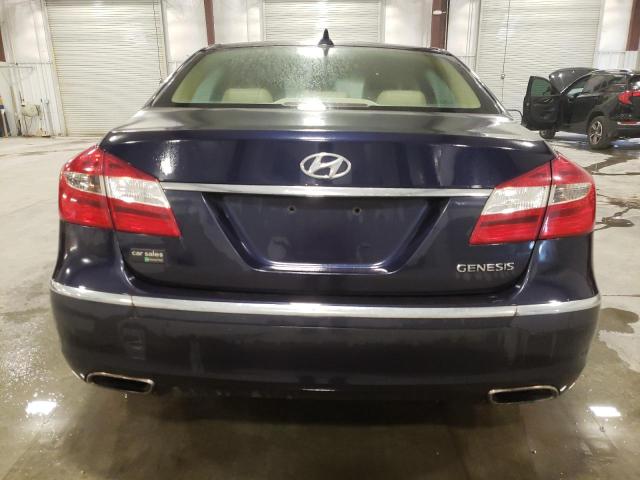 KMHGC4DD3DU209737 - 2013 HYUNDAI GENESIS 3.8L BLUE photo 6