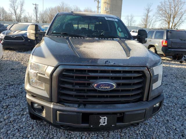 1FTEW1EP5FFC32681 - 2015 FORD F150 SUPERCREW GRAY photo 5