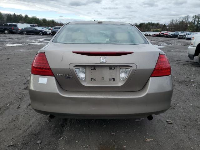 1HGCM66536A039192 - 2006 HONDA ACCORD EX TAN photo 6