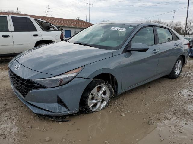 KMHLL4AG1MU190909 - 2021 HYUNDAI ELANTRA SE GRAY photo 1