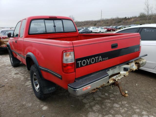 JT4VD22E8S0007568 - 1995 TOYOTA T100 XTRACAB DX RED photo 2