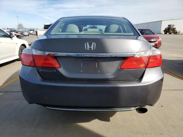 1HGCR2F31DA147316 - 2013 HONDA ACCORD LX GRAY photo 6