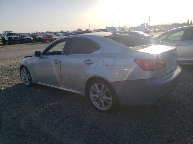 JTHBK262575031036 - 2007 LEXUS IS 250 GRAY photo 2