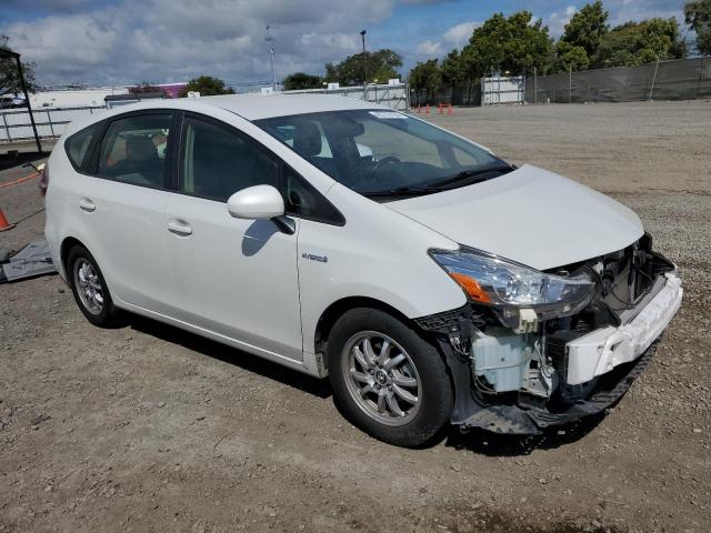 JTDZN3EU7FJ028709 - 2015 TOYOTA PRIUS V WHITE photo 4