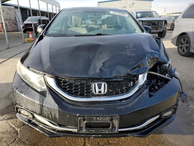 2HGFB2F99DH550810 - 2013 HONDA CIVIC EXL შავი ფოტო 5