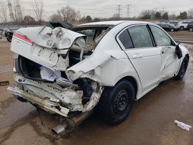 1HGCP2F31BA139686 - 2011 HONDA ACCORD LX WHITE photo 3