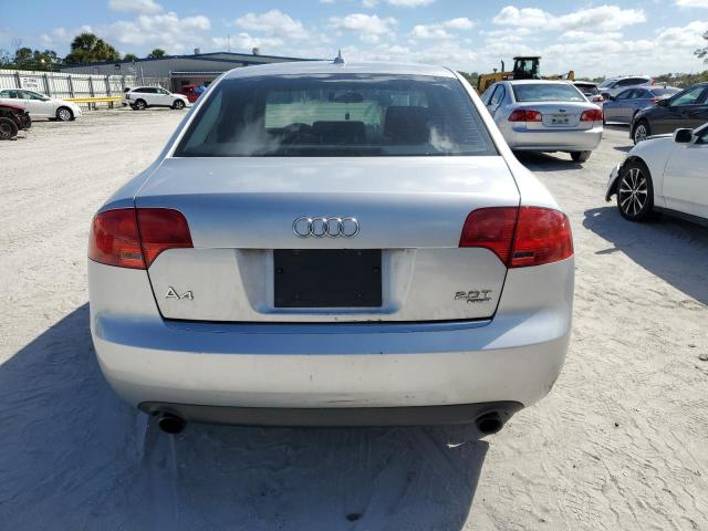 WAUDF78E97A101502 - 2007 AUDI A4 2.0T QUATTRO SILVER photo 6