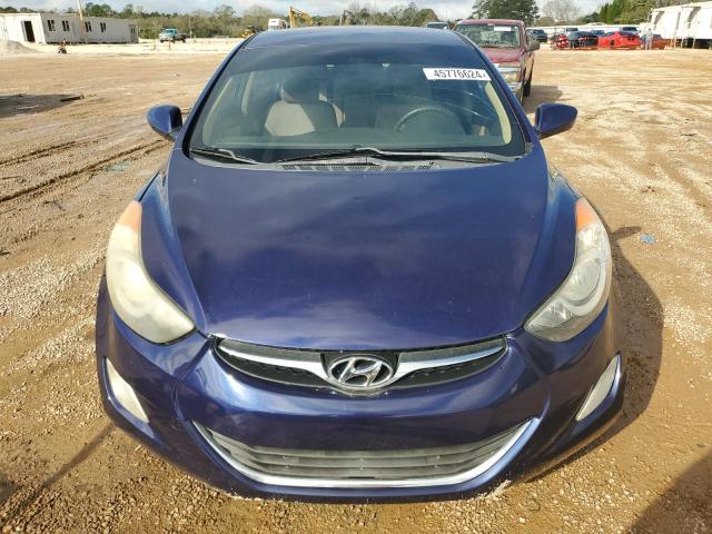 5NPDH4AE7DH177536 - 2013 HYUNDAI ELANTRA GLS BLUE photo 5