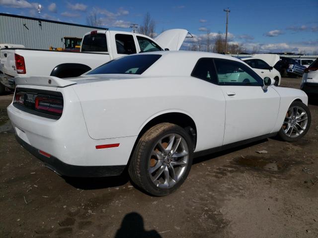 2C3CDZKG9NH200513 - 2022 DODGE CHALLENGER GT WHITE photo 3