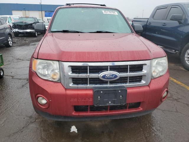 1FMCU9DG0CKB28918 - 2012 FORD ESCAPE XLT RED photo 5